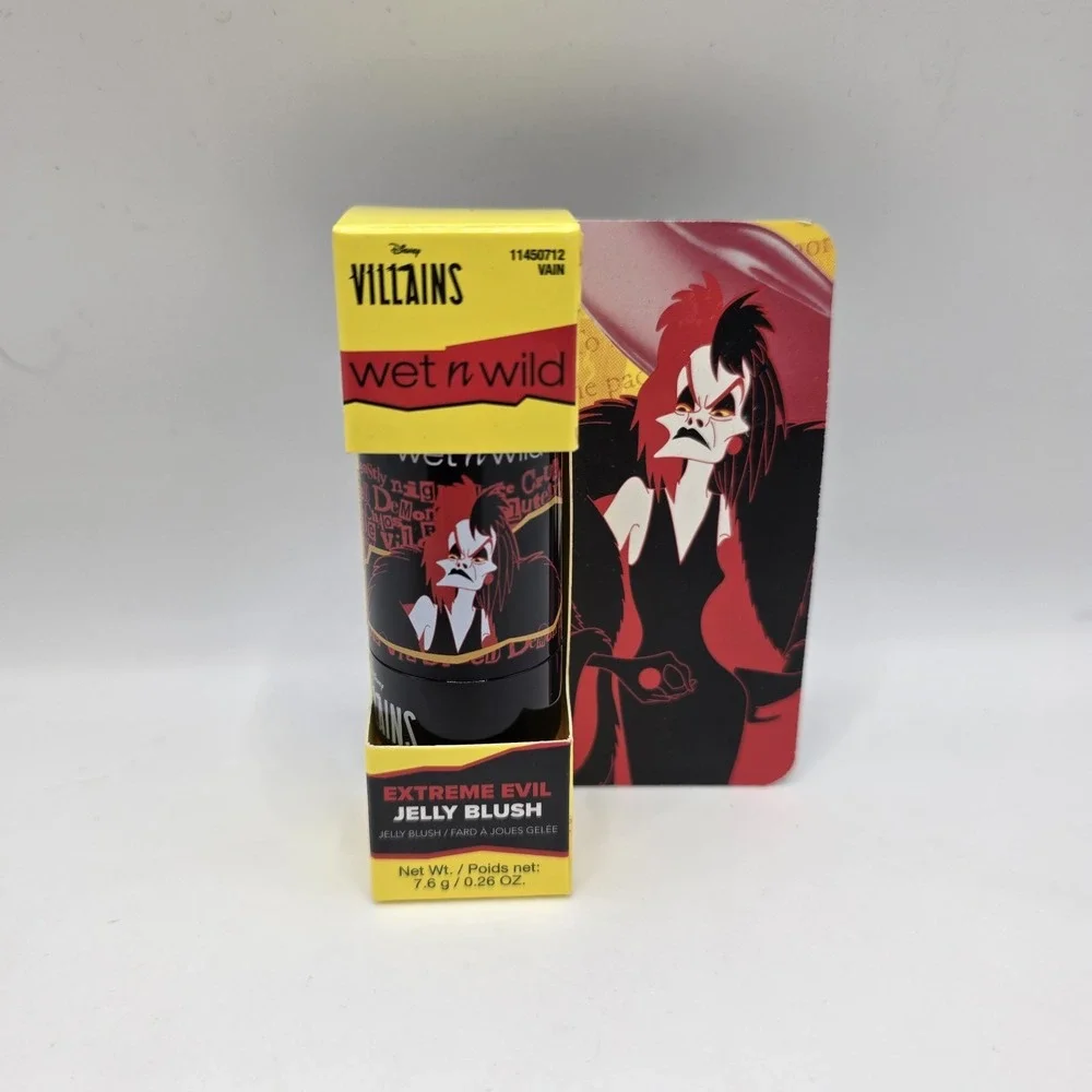 Wet n Wild Disney Villains Cruella Extreme Evil Jelly Blush‎ New